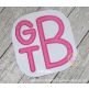 Stacked Sans Applique Monogram Font | Machine Embroidery Designs by JuJu