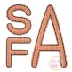 Stacked Sans Floss Applique Monogram Font | Machine Embroidery Designs by JuJu