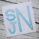 Stacked Sans Sketch Embroidery Monogram Font | Machine Embroidery Designs by JuJu