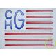 Stacked Sans SKETCH Flag Frame Embroidery | Machine Embroidery Designs by JuJu