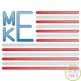 Stacked Sans SKETCH Flag Frame Embroidery | Machine Embroidery Designs by JuJu