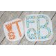 Stacked Sans Zig Zag Applique Monogram Font