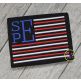 Stacked Serif Flag Frame Embroidery | Machine Embroidery Designs by JuJu