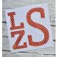 Stacked Serif Floss Applique Monogram Font | Machine Embroidery Designs by JuJu