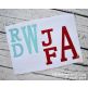 Stacked Serif Large Embroidery Monogram Font | Machine Embroidery Designs by JuJu