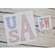 Stacked Serif Patriotic Motif Embroidery Monogram Font | Machine Embroidery Designs by JuJu