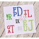 Stacked Serif Embroidery Monogram Font | Machine Embroidery Designs by JuJu