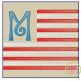 Stacked Serif SKETCH Flag Frame Embroidery | Machine Embroidery Designs by JuJu