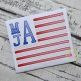 Stacked Serif SKETCH Flag Frame Embroidery | Machine Embroidery Designs by JuJu