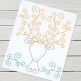 Stag Swirl | Machine Embroidery Designs by JuJu