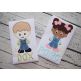 Standing Farm Boy Applique | Machine Embroidery Designs by JuJu