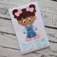 Standing Farm Girl Applique | Machine Embroidery Designs by JuJu