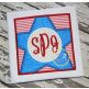 Star Box Monogram Applique | Machine Embroidery Designs by JuJu