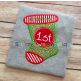 Christmas Stocking Monogram Circle | Machine Embroidery Designs by JuJu/ Stitch Away Applique 