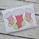 Stocking Trio Motif Embroidery | Machine Embroidery Designs by JuJu