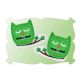St Patrick's Day Owl Snap Clip Mini