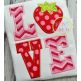 Strawberry LOVE Applique | Machine Embroidery Designs by JuJu