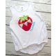 Strawberry Pennant Applique | Machine Embroidery Designs by JuJu