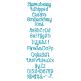 Strawberry Whipped Cream Embroidery Font | Machine Embroidery Designs by JuJu