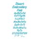 Stuart Embroidery Font | Machine Embroidery Designs by JuJu
