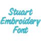 Stuart Embroidery Font | Machine Embroidery Designs by JuJu