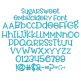 Sugar Sweet Embroidery Font | Machine Embroidery Designs by JuJu