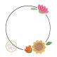 Sunflower Bloom Frame Embroidery Design | Machine Embroidery Designs by JuJu