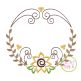 Sunflower Flourish Circle Embroidery | Machine Embroidery Designs by JuJu