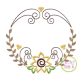 Sunflower Flourish Circle Embroidery | Machine Embroidery Designs by JuJu