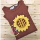 Sunflower Monogram Applique Frame | Machine Embroidery Designs by JuJu