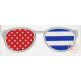 Patriotic Sunglasses Applique | Machine Embroidery Designs by JuJu