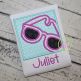 Sunglasses Box Applique | Machine Embroidery Designs by JuJu