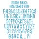 Sunny Beach Embroidery Font | Machine Embroidery Designs by JuJu