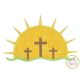 Sunrise Crosses Applique | Machine Embroidery Designs by JuJu