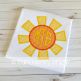 Sunshine Monogram Frame | Machine Embroidery Designs by JuJu