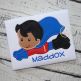 Superhero Flying Boy Applique | Machine Embroidery Designs by JuJu