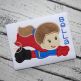 Superhero Flying Girl Applique | Machine Embroidery Designs by JuJu