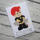 Superhero Standing Boy Applique | Machine Embroidery Designs by JuJu
