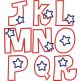 Super Star Applique Font