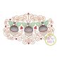 Super Swirly Acorn Trio Sketch Embroidery | Machine Embroidery Designs by JuJu