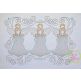 Super Swirly Angel Trio Sketch Embroidery | Machine Embroidery Designs by JuJu