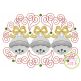 Super Swirly Jingle Bells Trio Sketch Embroidery | Machine Embroidery Designs by JuJu