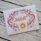 Super Swirly Sunflower Frame Sketch Embroidery | Machine Embroidery Designs by JuJu