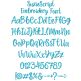 Suzie Script Embroidery Font | Machine Embroidery Designs by JuJu