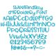 Sweet And Silly Embroidery Font | Machine Embroidery Designs by JuJu