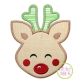 Sweet Deer Face Boy Applique | Machine Embroidery Designs by JuJu