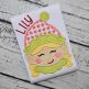 Sweet Elf Face Girl Applique | Machine Embroidery Designs by JuJu