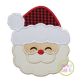 Sweet Santa Face Applique | Machine Embroidery Designs by JuJu