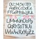 Sweet Sixteen Embroidery Font | Machine Embroidery Designs by JuJu