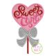 Sweet Tart Sucker Applique Design | Machine Embroidery Designs by JuJu